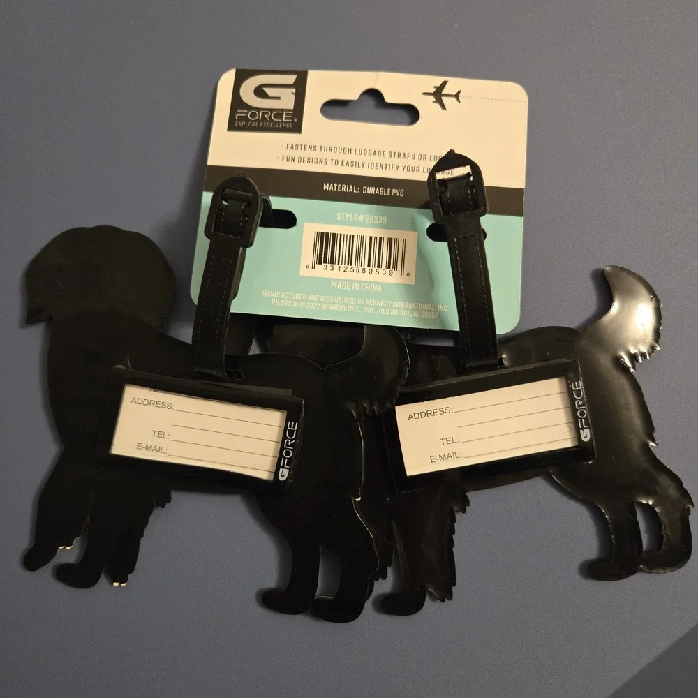 G Force Luggage Tags First Class Dog Lover Suitcase Address Name Spot Your Bags